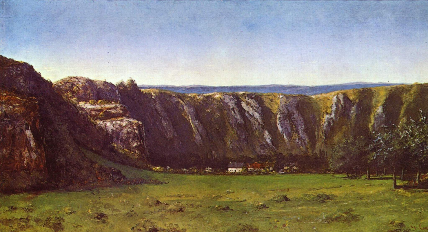 Gustave Courbet. Rock of ornans