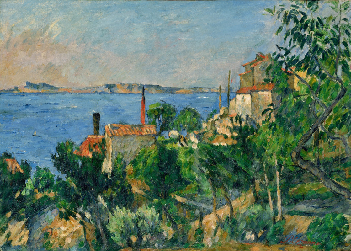 Paul Cezanne. The sea in L'estaque