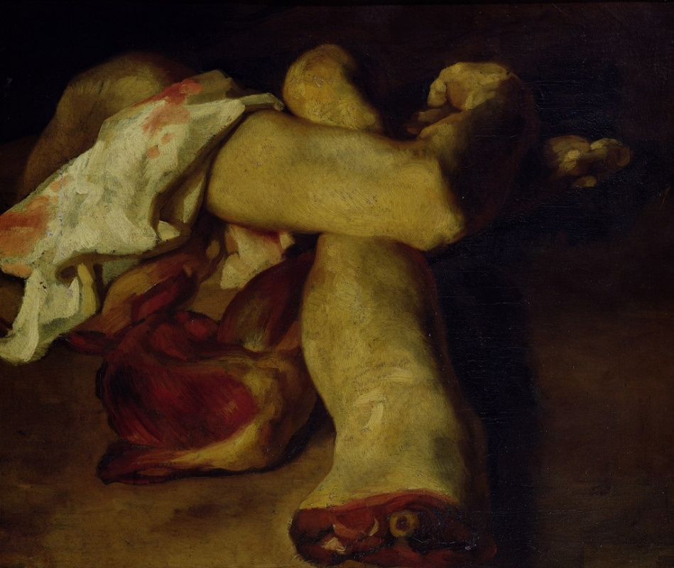 Théodore Géricault. Manos y pies. Estudio anatomico