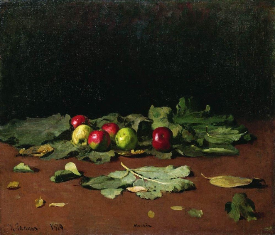 Ilya Efimovich Repin. Apples and leaves
