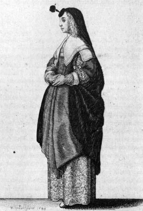 Wenzel Hollar. Cologne noble lady