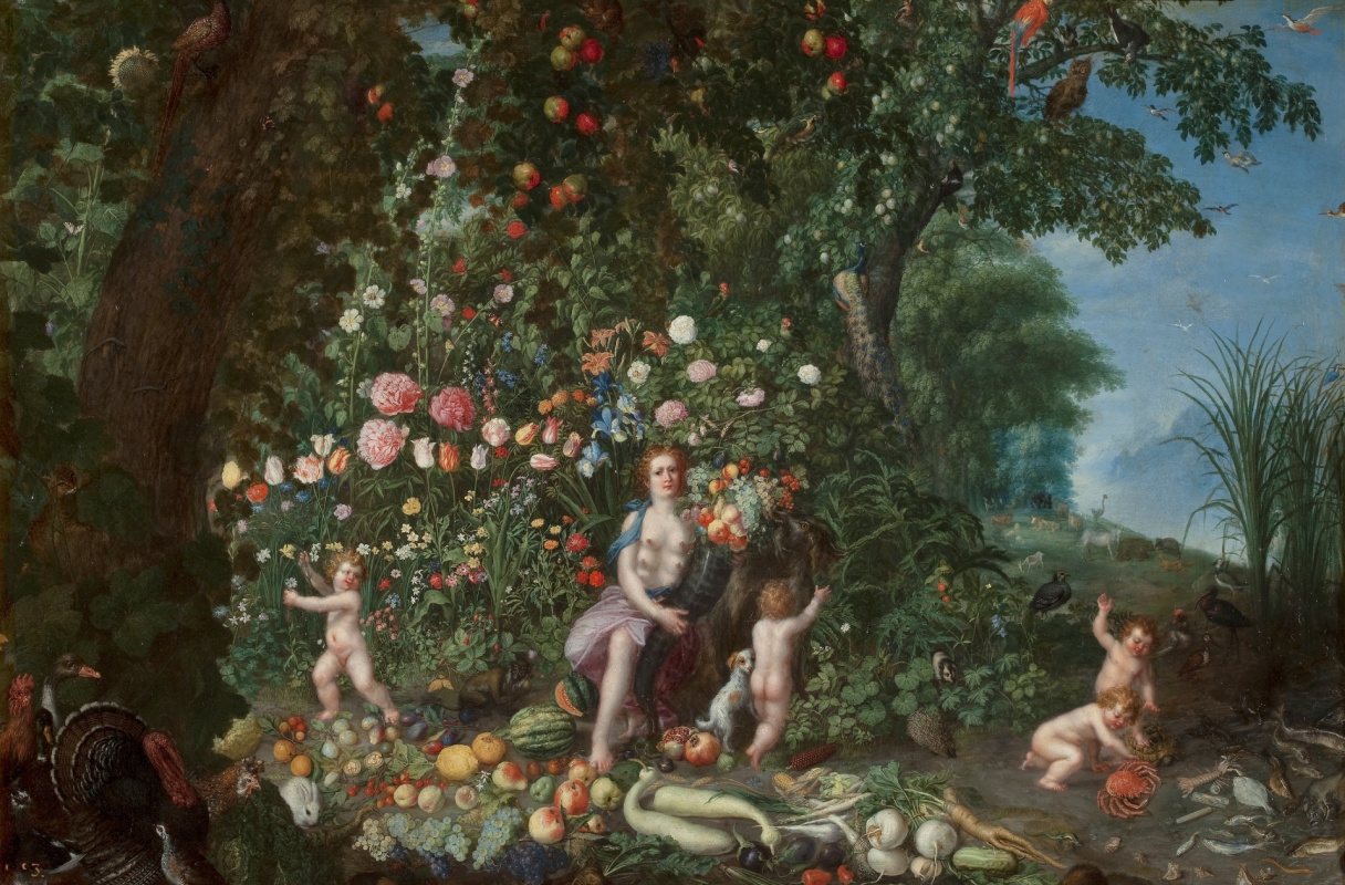 Jan Brueghel the Younger. Allegory of abundance