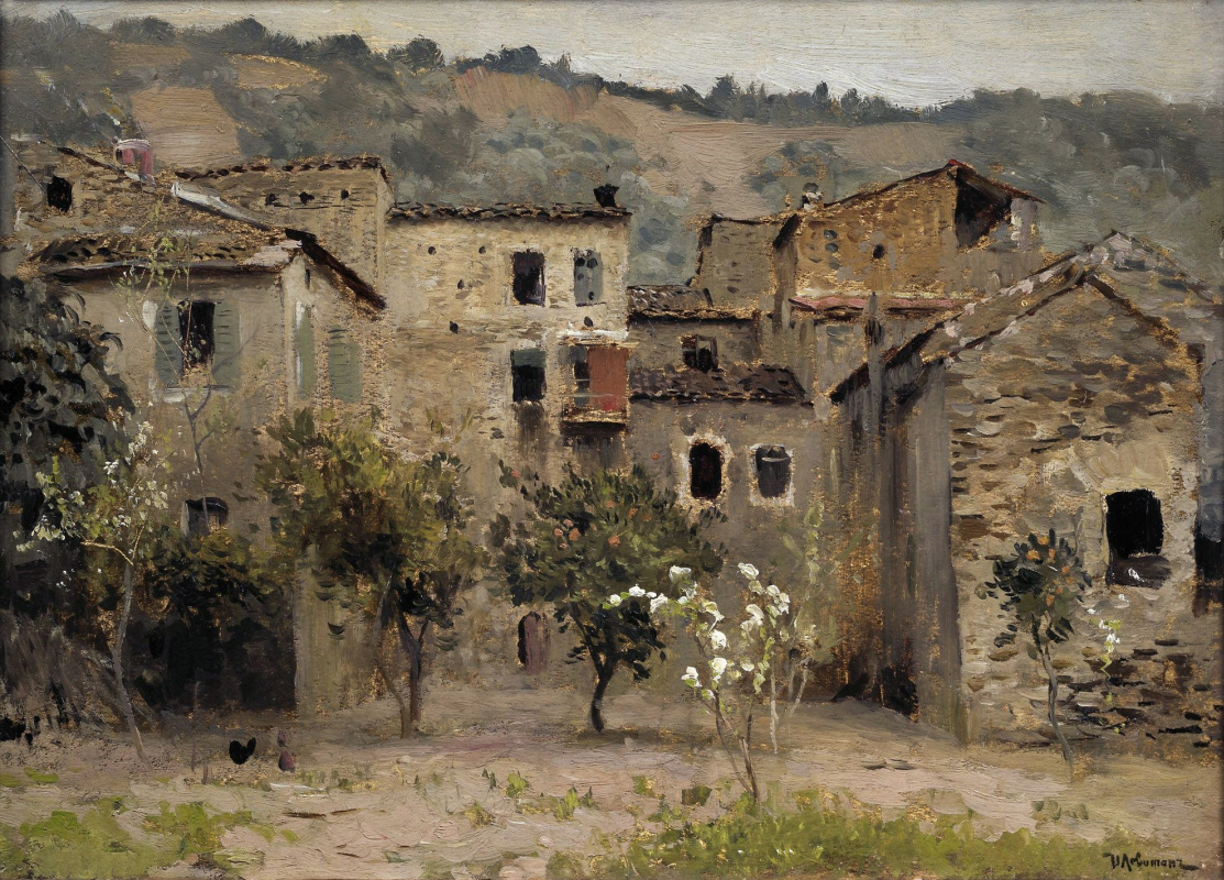 Isaac Levitan. Near Bordighera. In the North of Italy