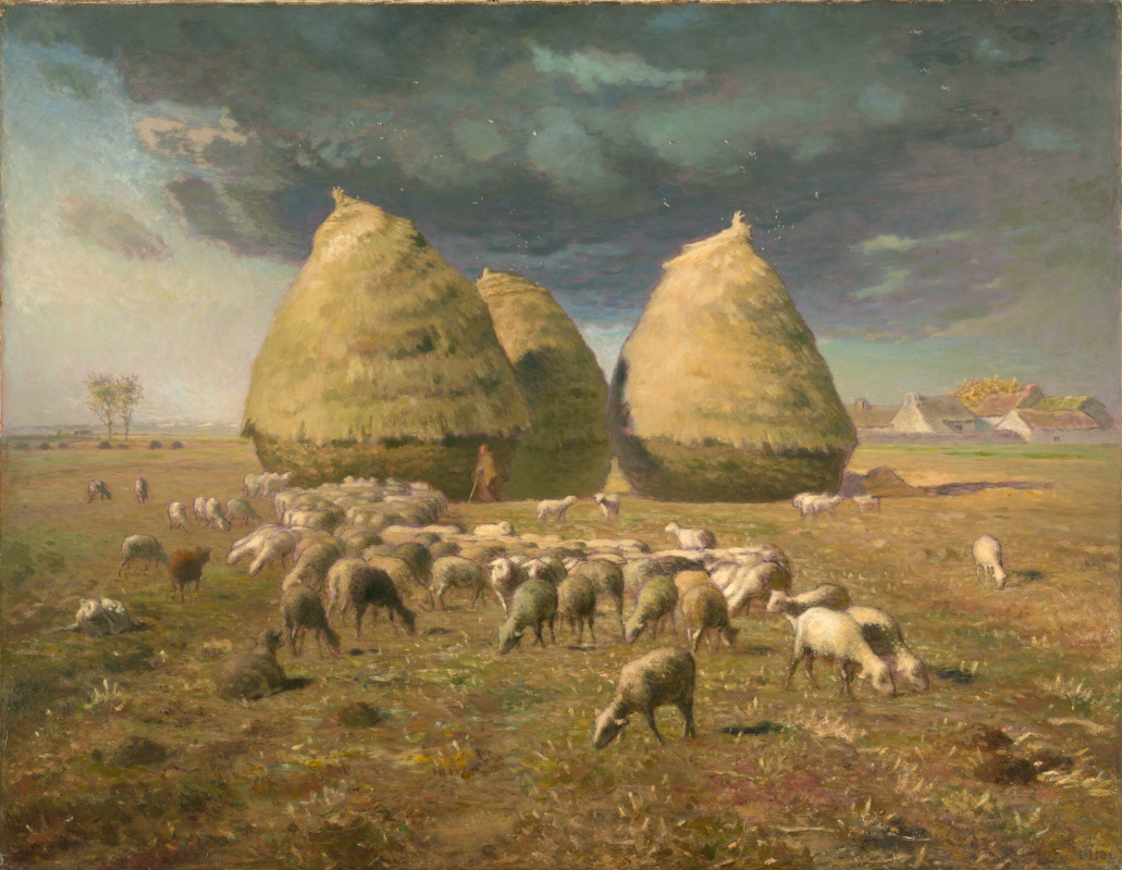 Jean-François Millet. Stacks: Autumn