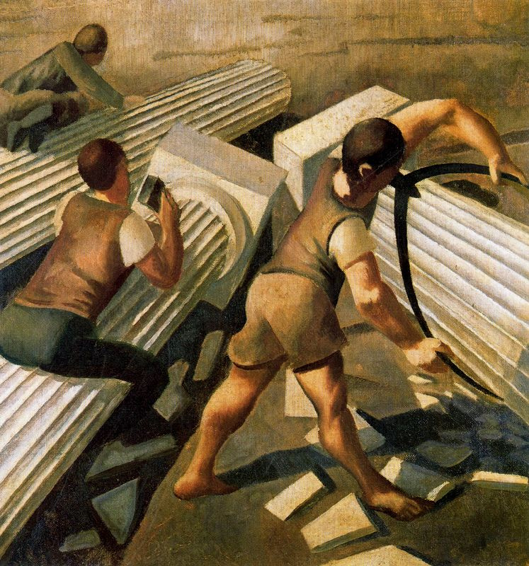 Stanley Spencer. Columns