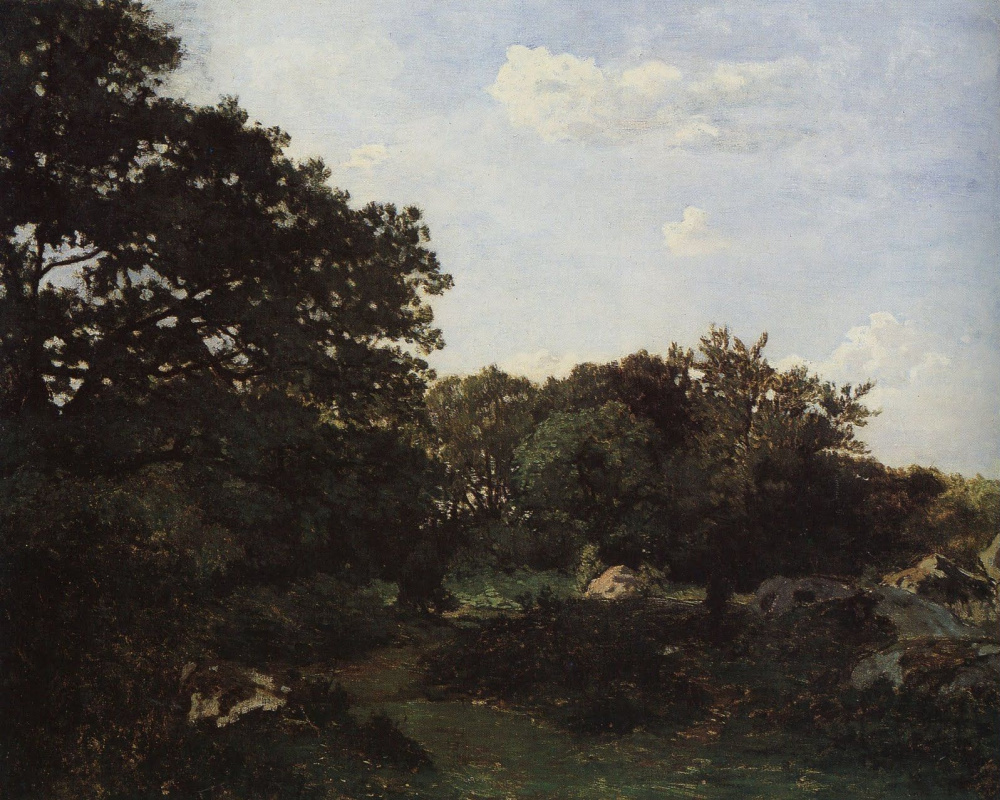 Frédéric Bazille. The forest of Fontainebleau