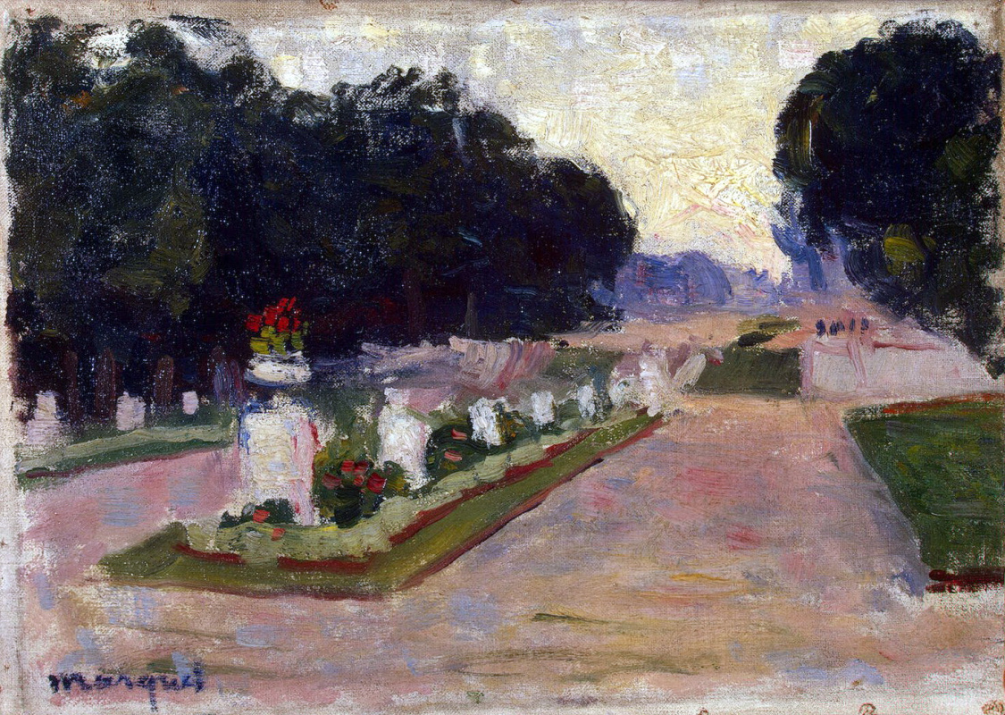 Albert Marquet. Alley of the Luxembourg garden