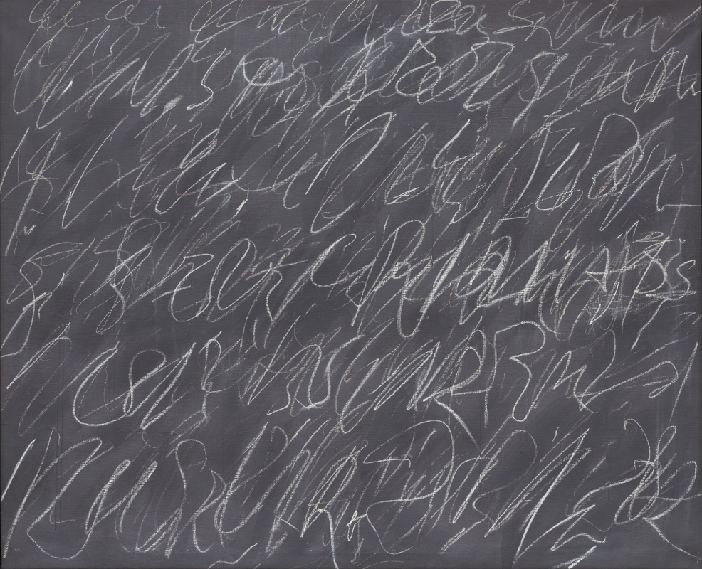 Cy Twombly. Untitled from the series "blackboard"