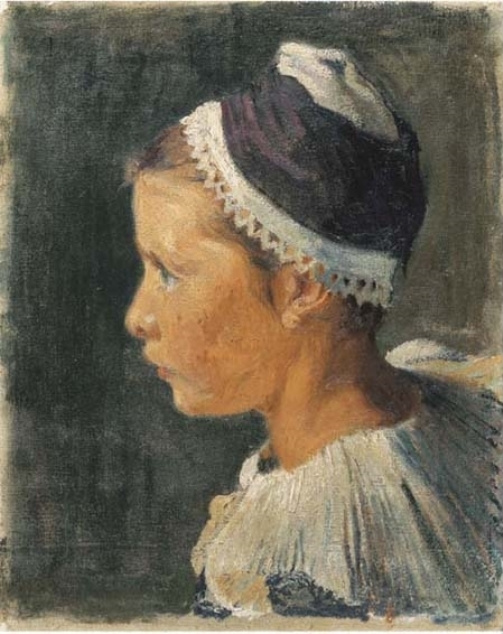 Cuno Amiet. Portrait d'un jeune breton de filles