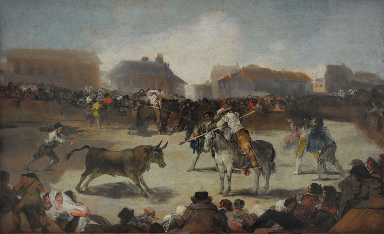 Francisco Goya. Village Bullfight