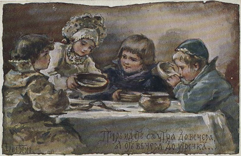 Elisabeth Merkurevna Boehm (Endaurova). The feast goes from morning to evening and from evening to morning