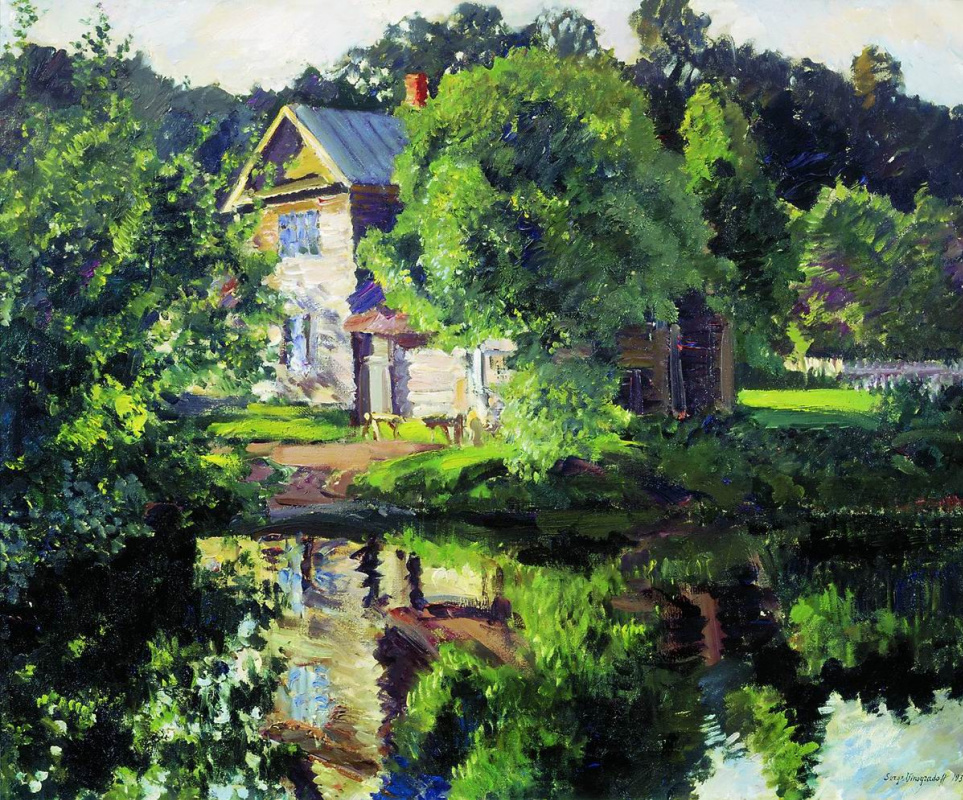 Sergey Arsenievich Vinogradov. Paisaje de verano Zofino