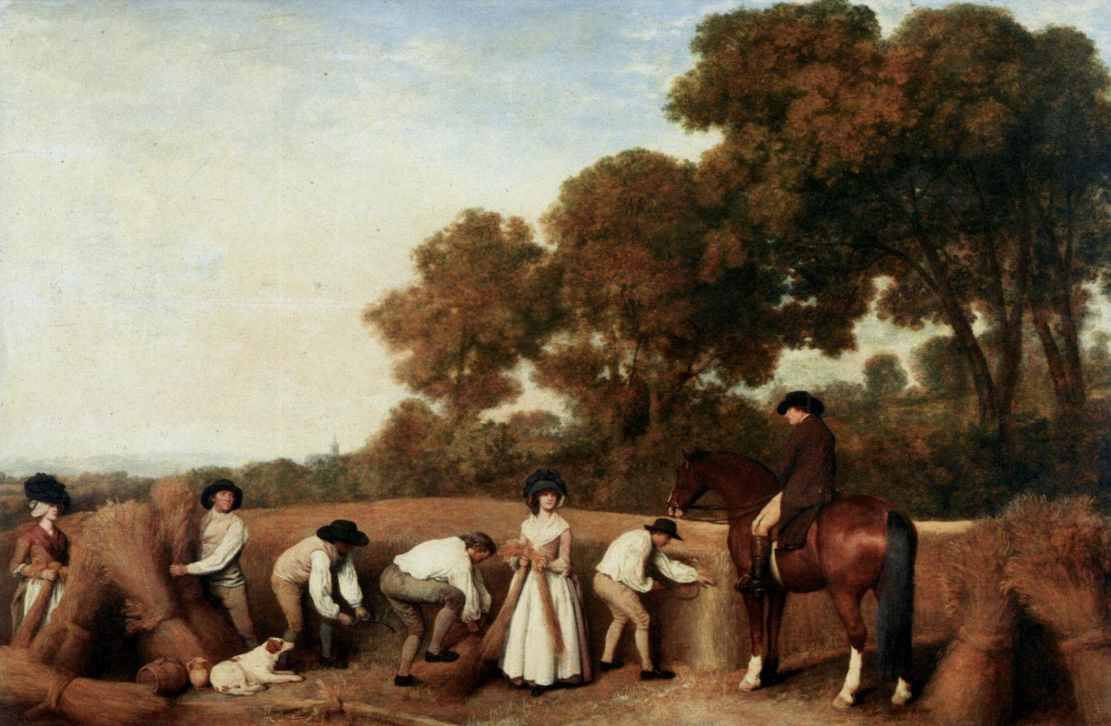 George Stubbs. The harvest