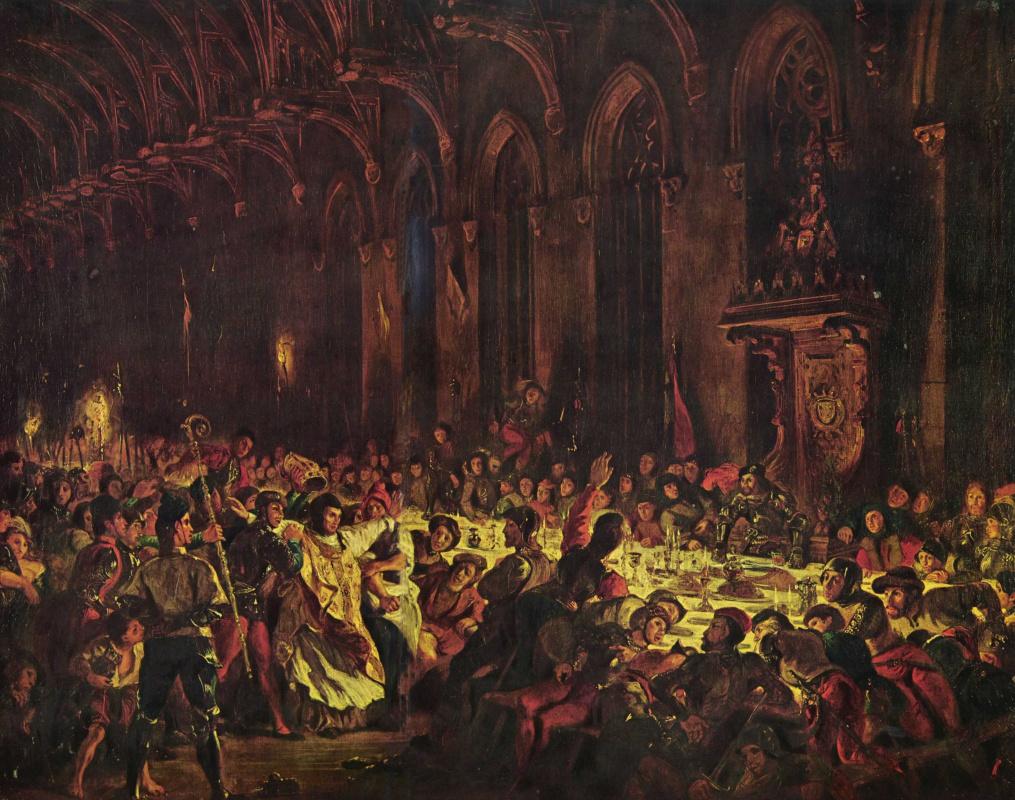 Eugene Delacroix. Murder lutische Bishop