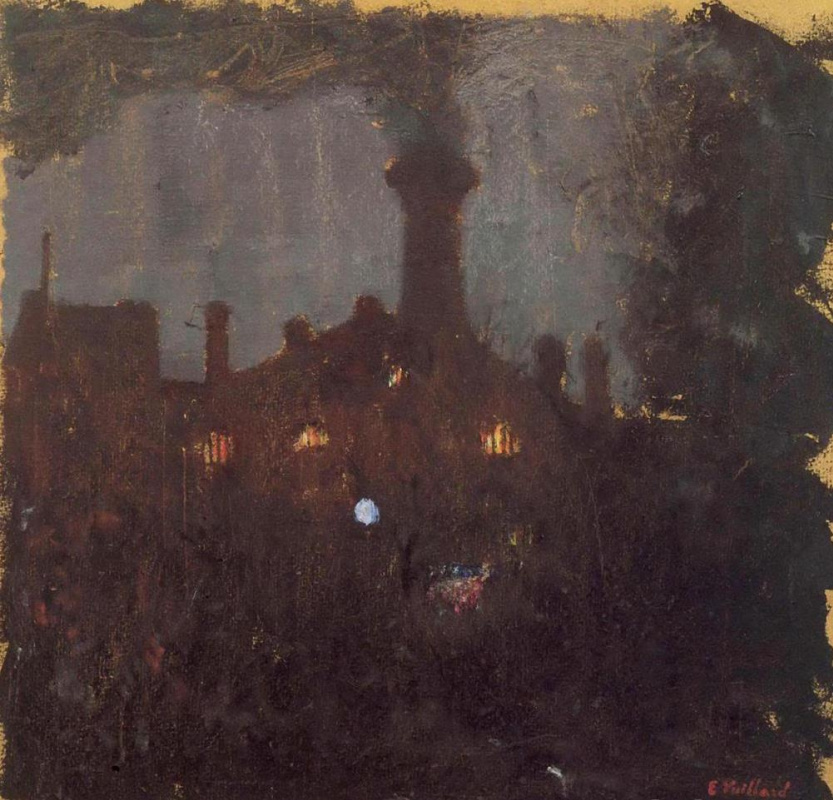 Jean Edouard Vuillard. Fabbrica. Grande tubo di notte