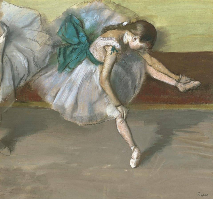 Edgar Degas. Resting dancer