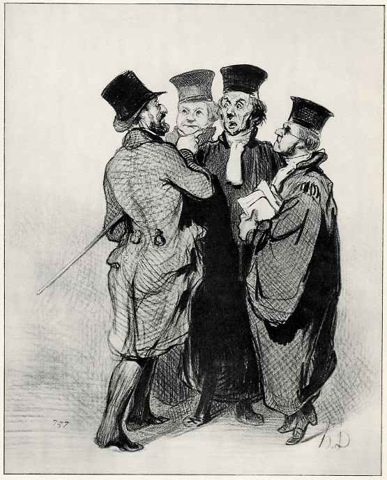 Honore Daumier. The complaint