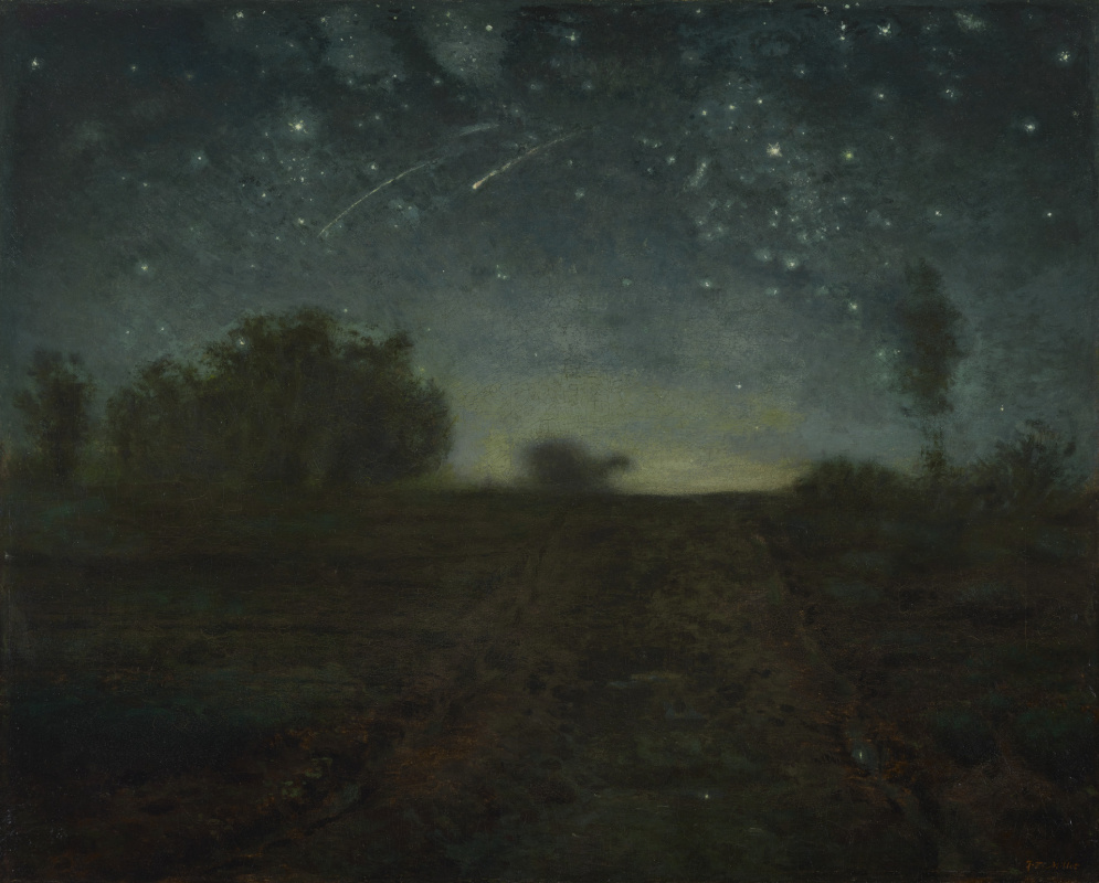 Jean-François Millet. Starlight Night