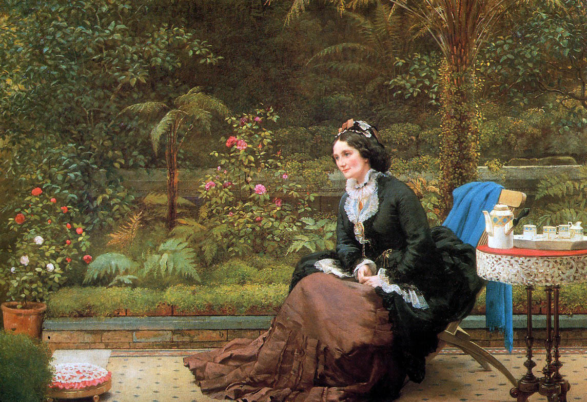 George Dunlop Leslie. English afternoon tea