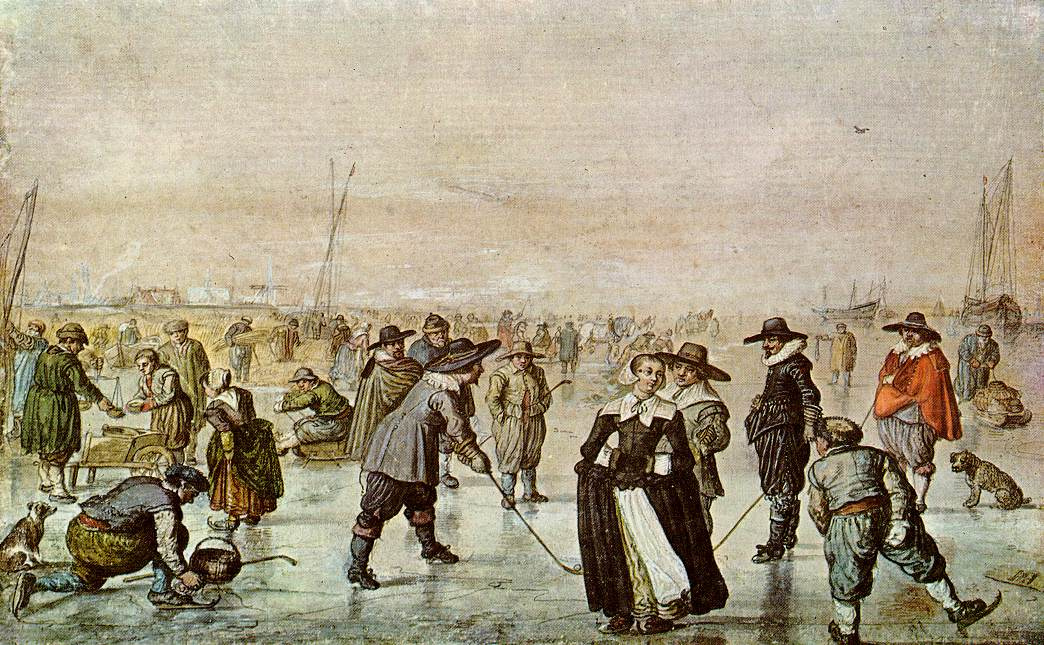 Hendrik Avercamp. Scene on the ice