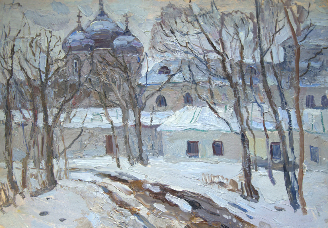 Boris Petrovich Zakharov. El invierno ha llegado. Izmailovo.