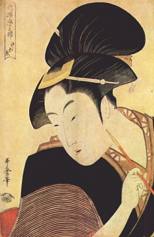 Kitagawa Utamaro. Secret love