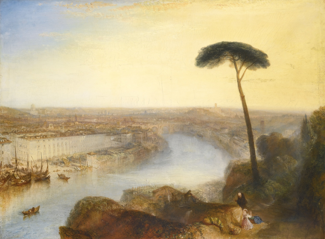 Joseph Mallord William Turner. View of Rome from the Aventine hill