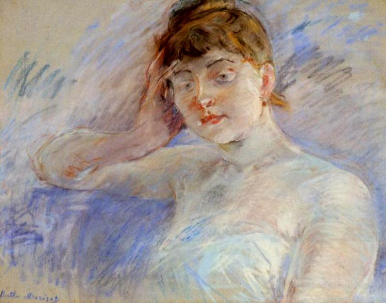 Berthe Morisot. Young woman in white