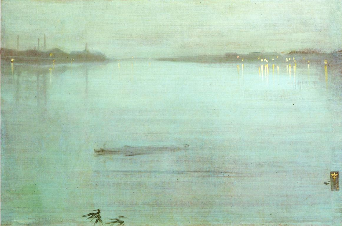 James Abbot McNeill Whistler. Nocturne: Blue and silver - cremorne Lights