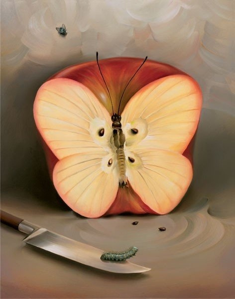 Vladimir Kush. Butterfly-Apple