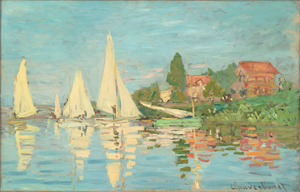 Claude Monet. Regatta at Argenteuil