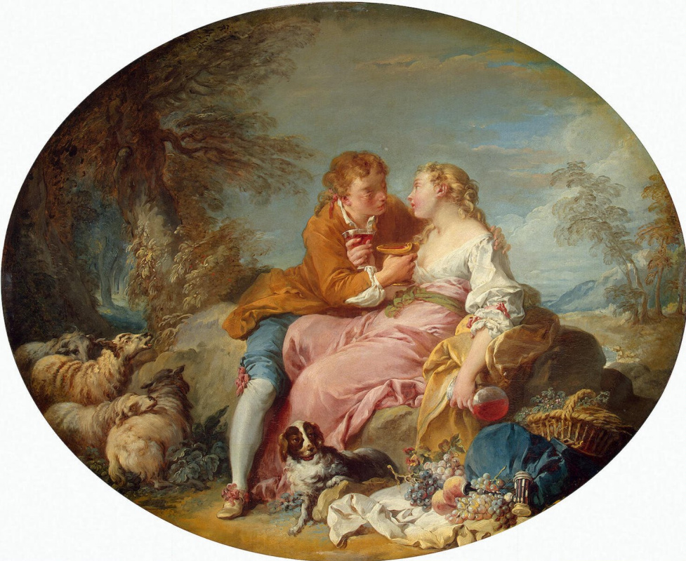 Francois Boucher. Herding scene