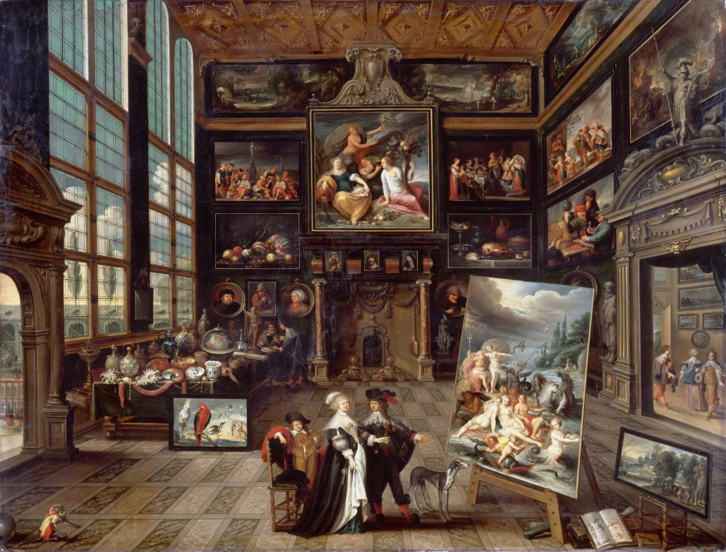 Cornelis de Baellieur. Интерьер картинной галереи