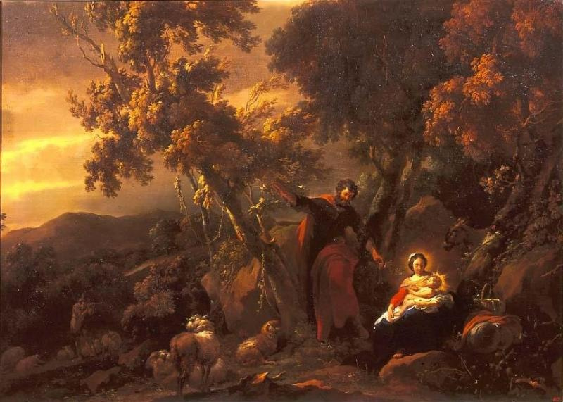 Rest on the flight into Egypt