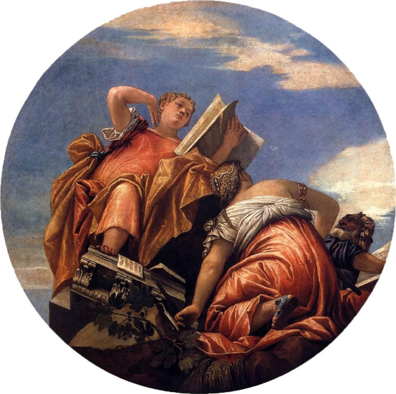 Paolo Veronese. Allegory of Astronomy and Harmony Pursuing Cheating