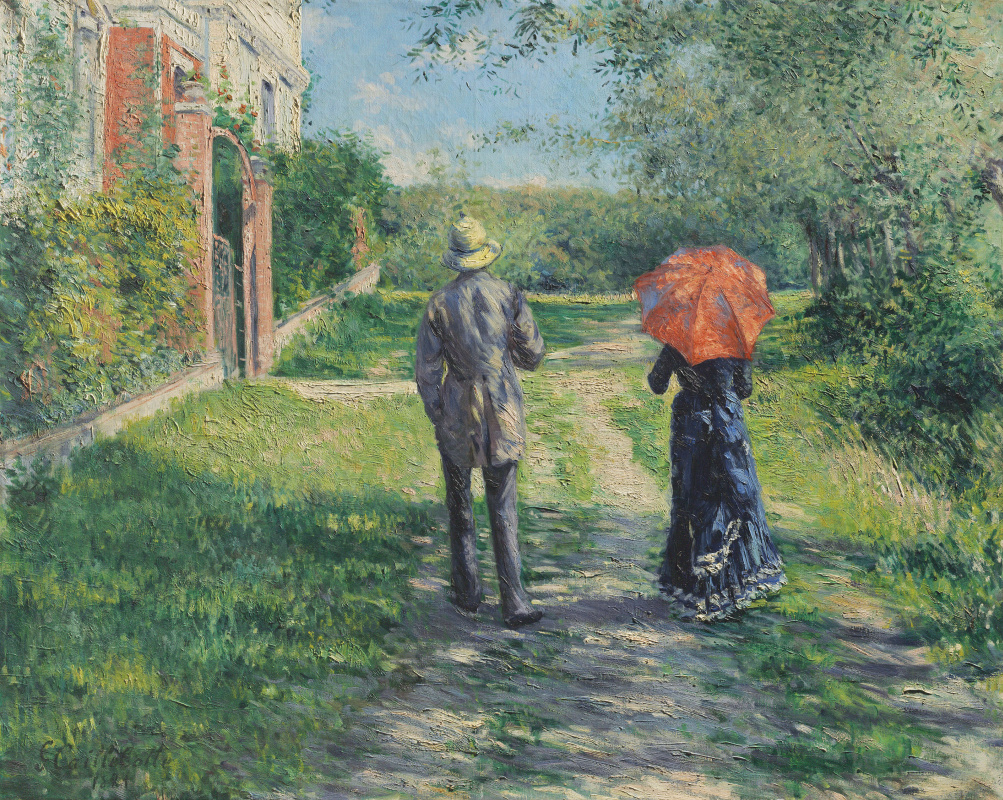 Gustave Caillebotte. Chemin montant