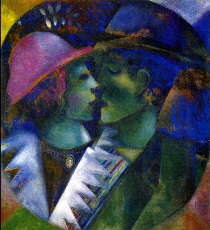Marc Chagall. Green lovers
