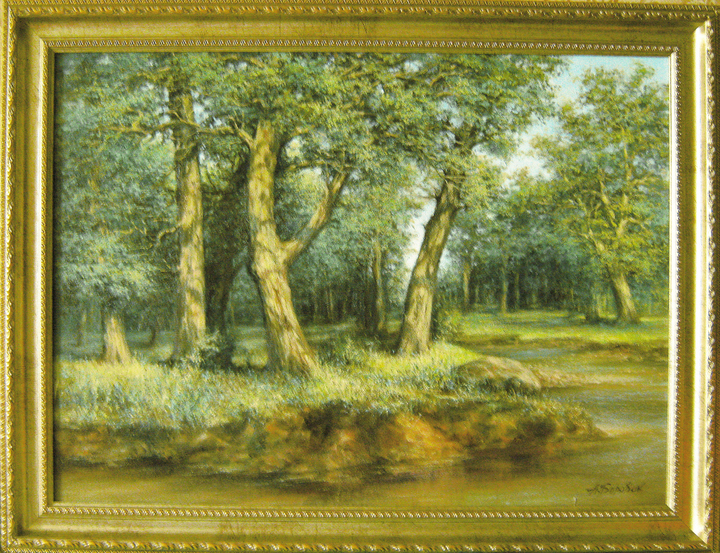 Explanation I. Shishkin "Oak forest"