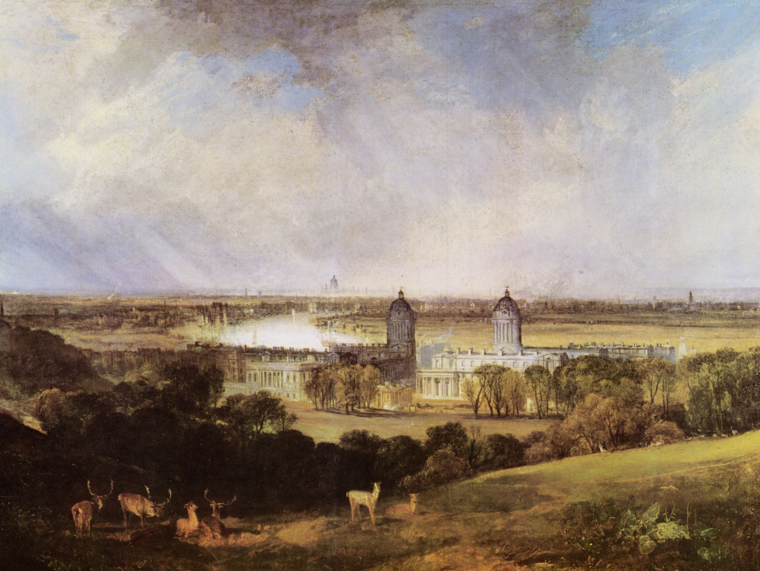 Joseph Mallord William Turner. Londra, vista da Greenwich Park