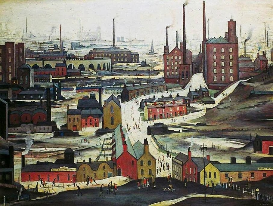 Lawrence Stephen Lowry. Industrial landscape