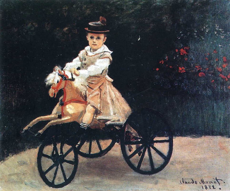 Claude Monet. Jean Monet on a horse