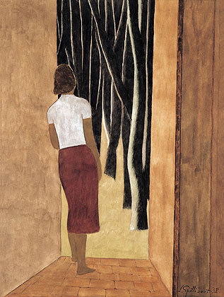Leon Spilliaert. La porte ouverte (De open deur), 1938