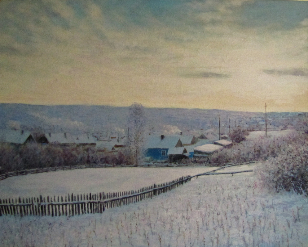 Andrew Lumez. Winter in the countryside