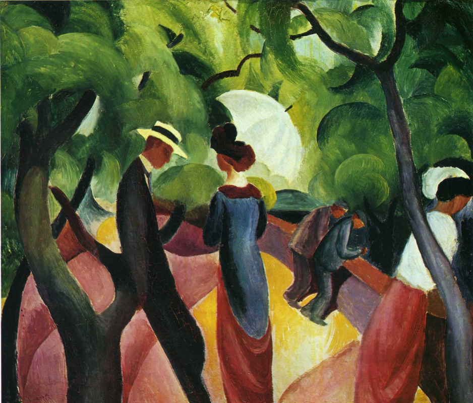 August Macke. Promenade