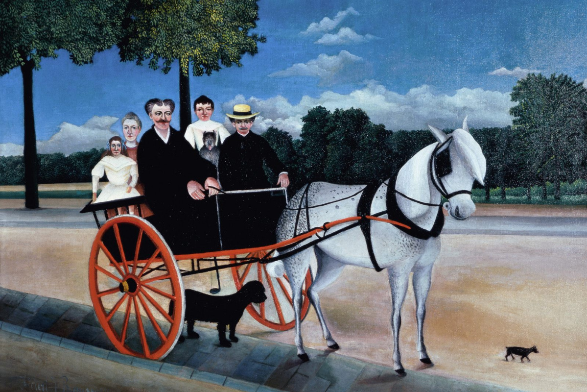 Henri Rousseau. Old Junier's cart