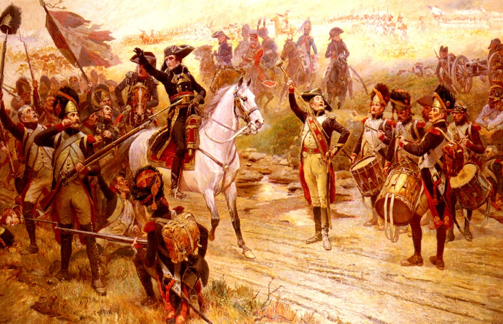 Alphonse Lalouz. Napoleon and his army