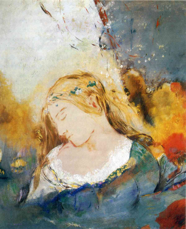 Odilon Redon. Ophelia