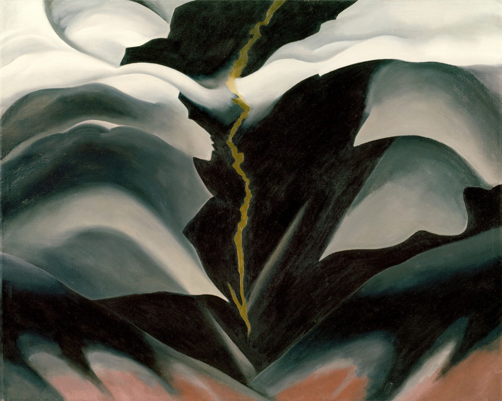 Georgia O'Keeffe. Black place II