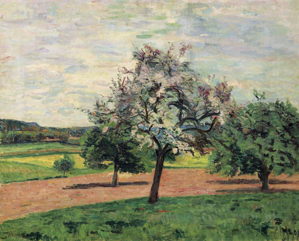Armand Guillaumin. Blooming Apple trees, Ile-de-France