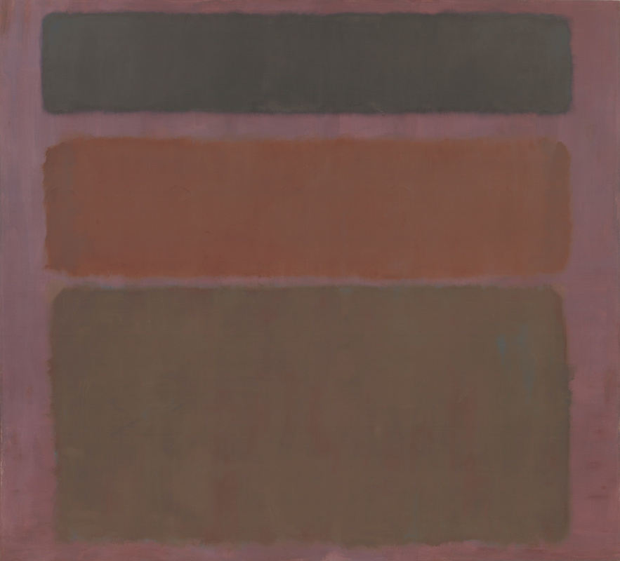 Rothko Mark.  No. 16 (Red, brown and black)